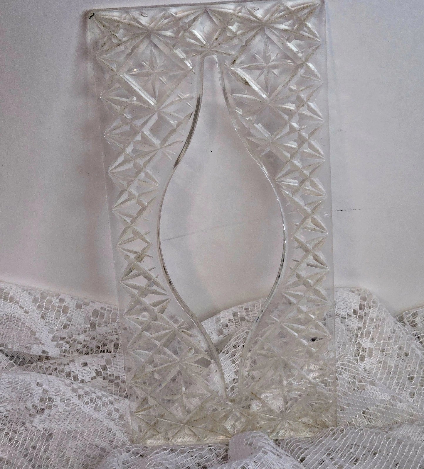 Vintage Acrylic Hot Pink Diamond Cut Rectangular Tissue Box Holder MCM With Lid | eBay