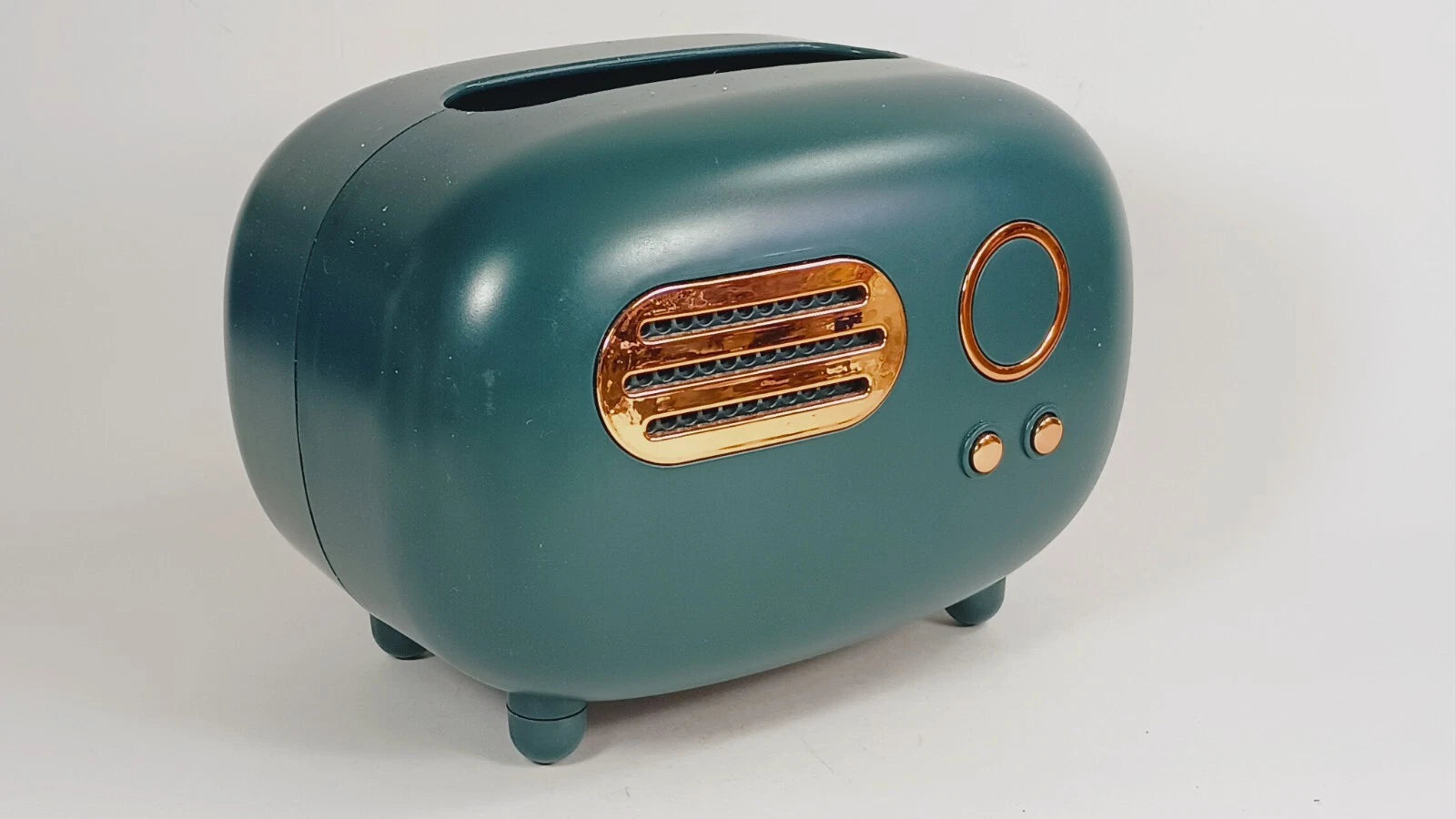 Retro Radio Facial Tissue Box Cover Napkin Holder In Hunter Green. | eBay
