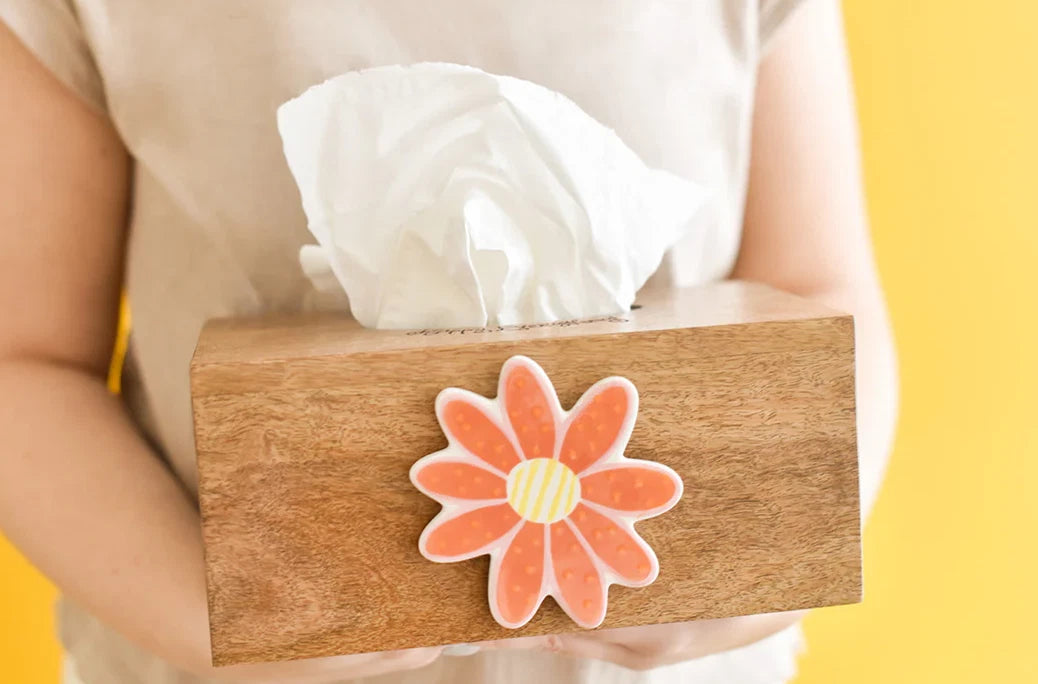 Happy Everything!™ - Mini Attachment Rectangle Wood Tissue Box - HEV-W10TIS | eBay