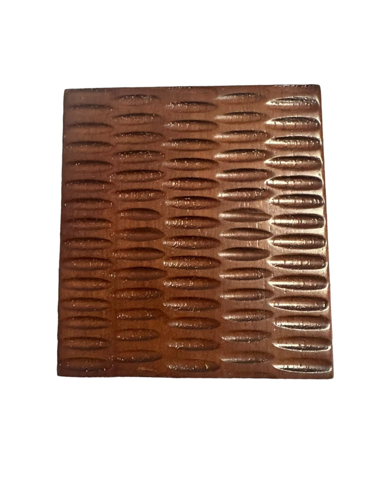 Linen & Things Echo African Queen Square Tissue Box Brown Wooden Woven Pattern | eBay