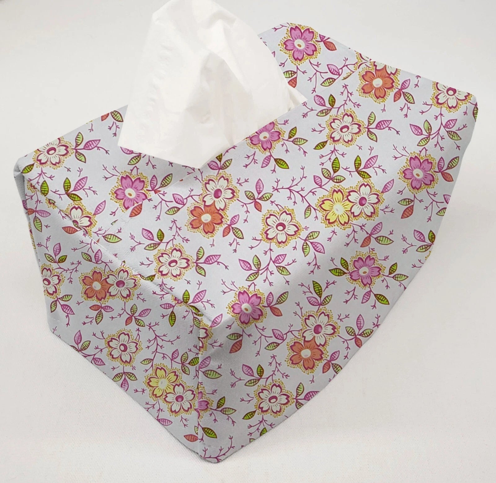Spring Flowers Tissue Box Cover (4 Colors Available) | eBay