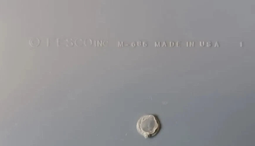 Vintage Blue White Plastic Tissue Box Cover Retro Decor Fesco USA | eBay