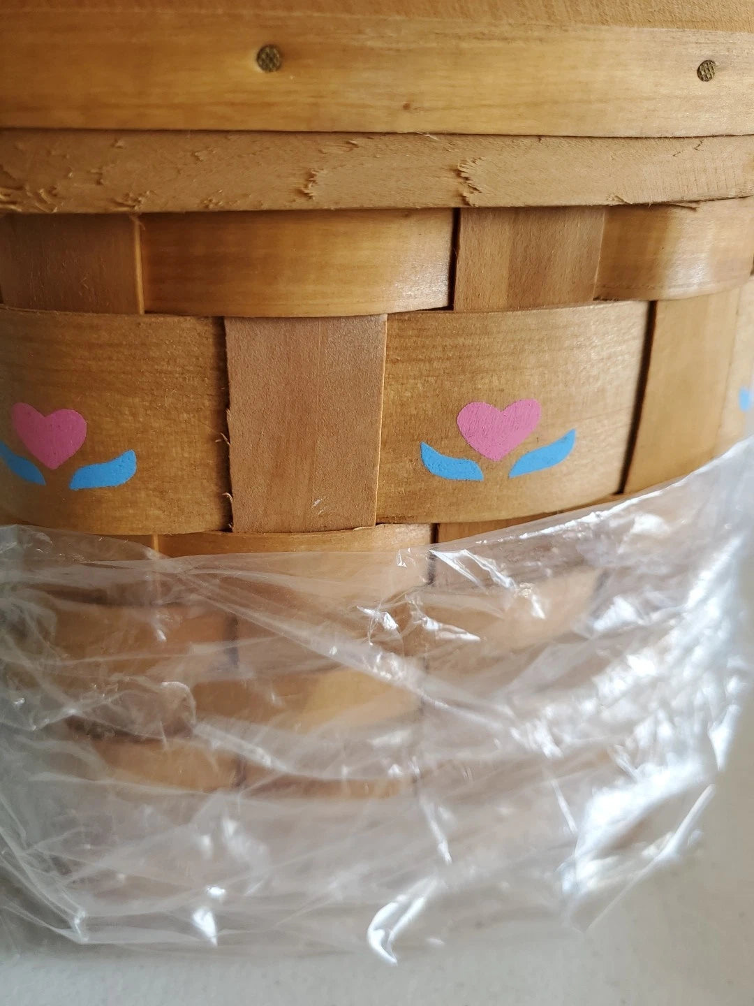 Brand New Vintage Heart Tissue Basket Holder Box Tgj Square With Box | eBay