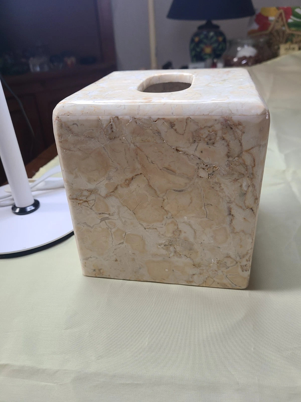 Square Natural Stone Marble/travertine Tissue Box Holder/cover | eBay