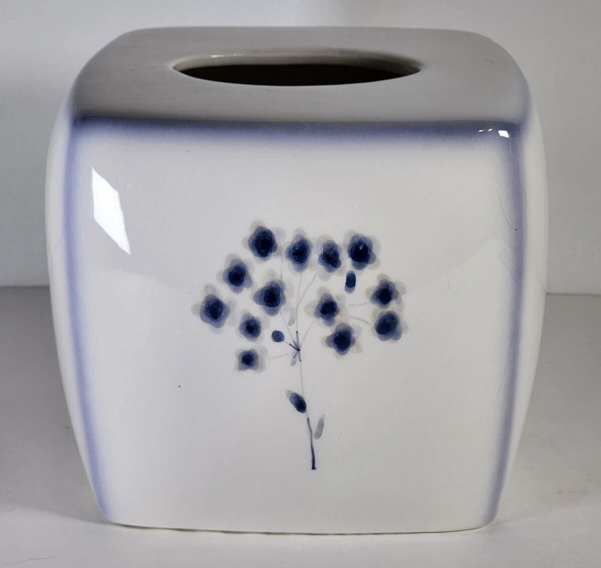 Ceramic Square Tissue Box Cover Holder Facial Accessories Bath room Kleenex Box | eBay