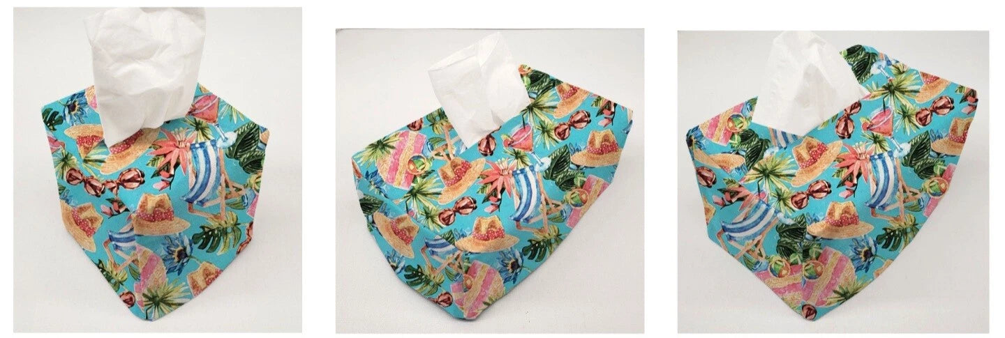 Beach Seaside Tissue Box Cover (2 Patterns Available) | eBay
