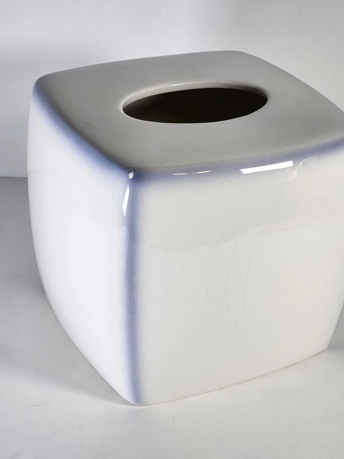 Ceramic Square Tissue Box Cover Holder Facial Accessories Bath room Kleenex Box | eBay