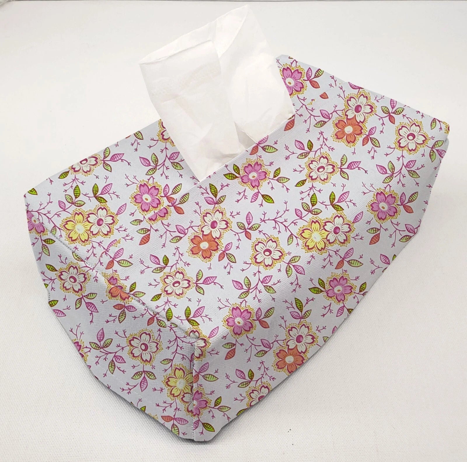 Spring Flowers Tissue Box Cover (4 Colors Available) | eBay