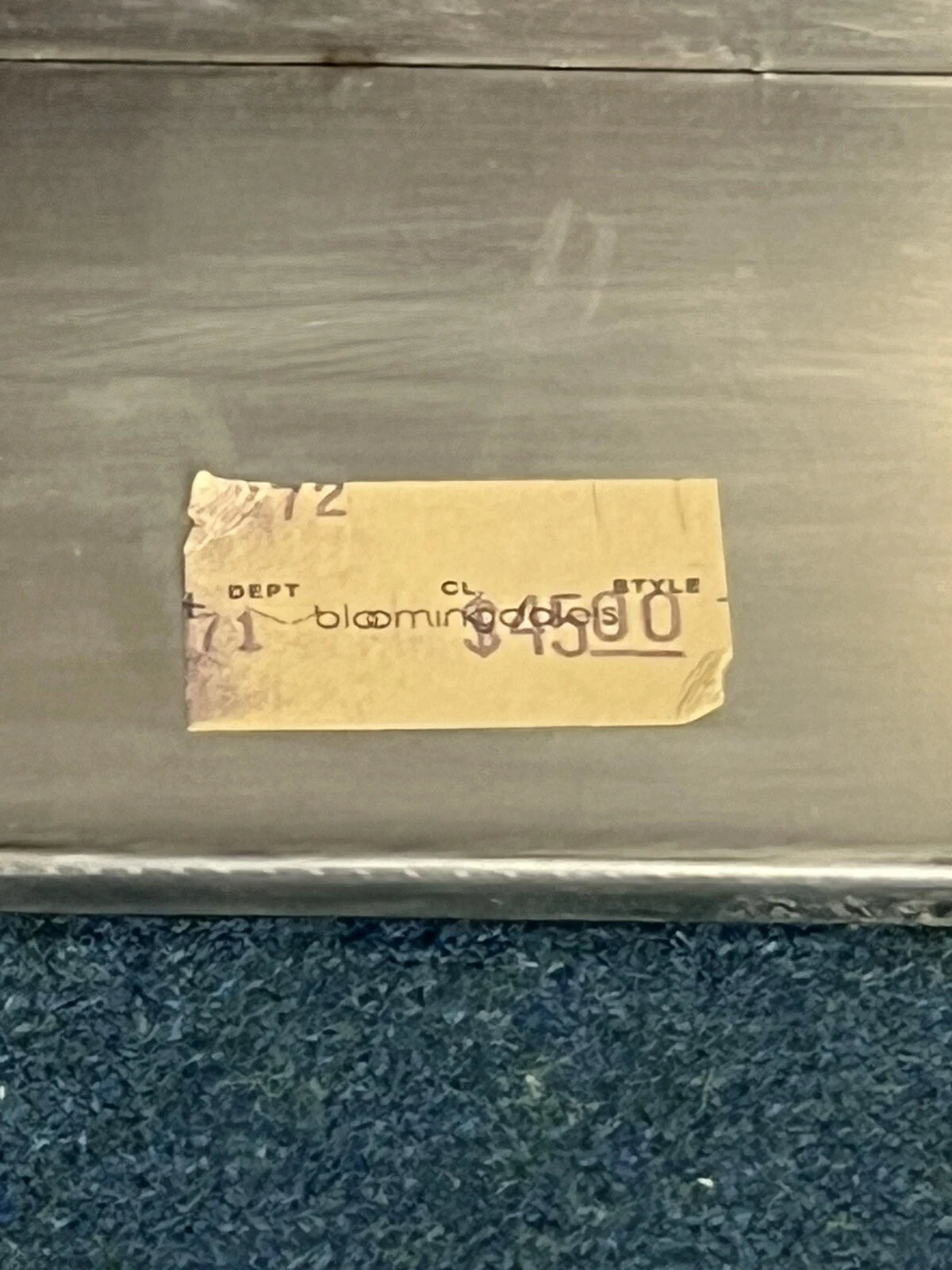 MCM Bloomingdale's Mother of Pearl Inlay Tissue Box Cover Label | eBay