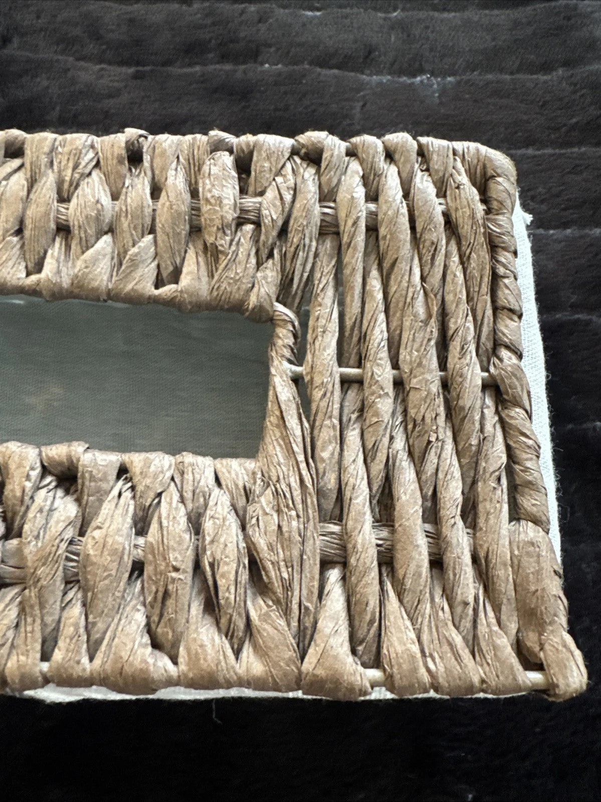 Rectangular Woven Tissue Box Cover, Decorative Seagrass Wicker Tissue Box Holder | eBay