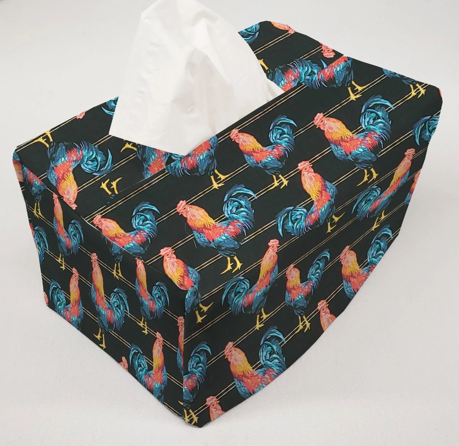 Roosters Tissue Box Cover (2 Colors Available) | eBay