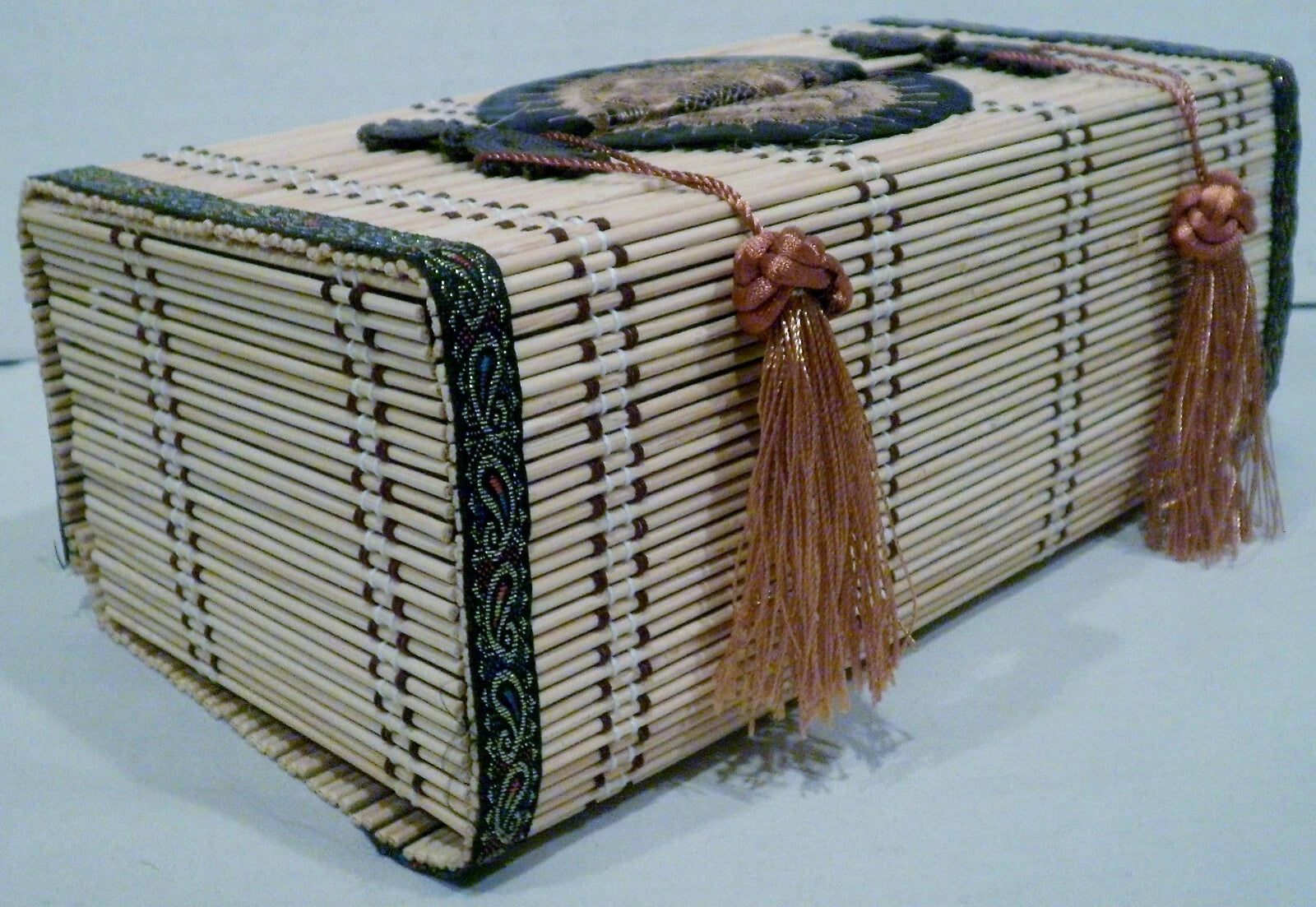 Rectangular Reed Tissue Box Cover | eBay