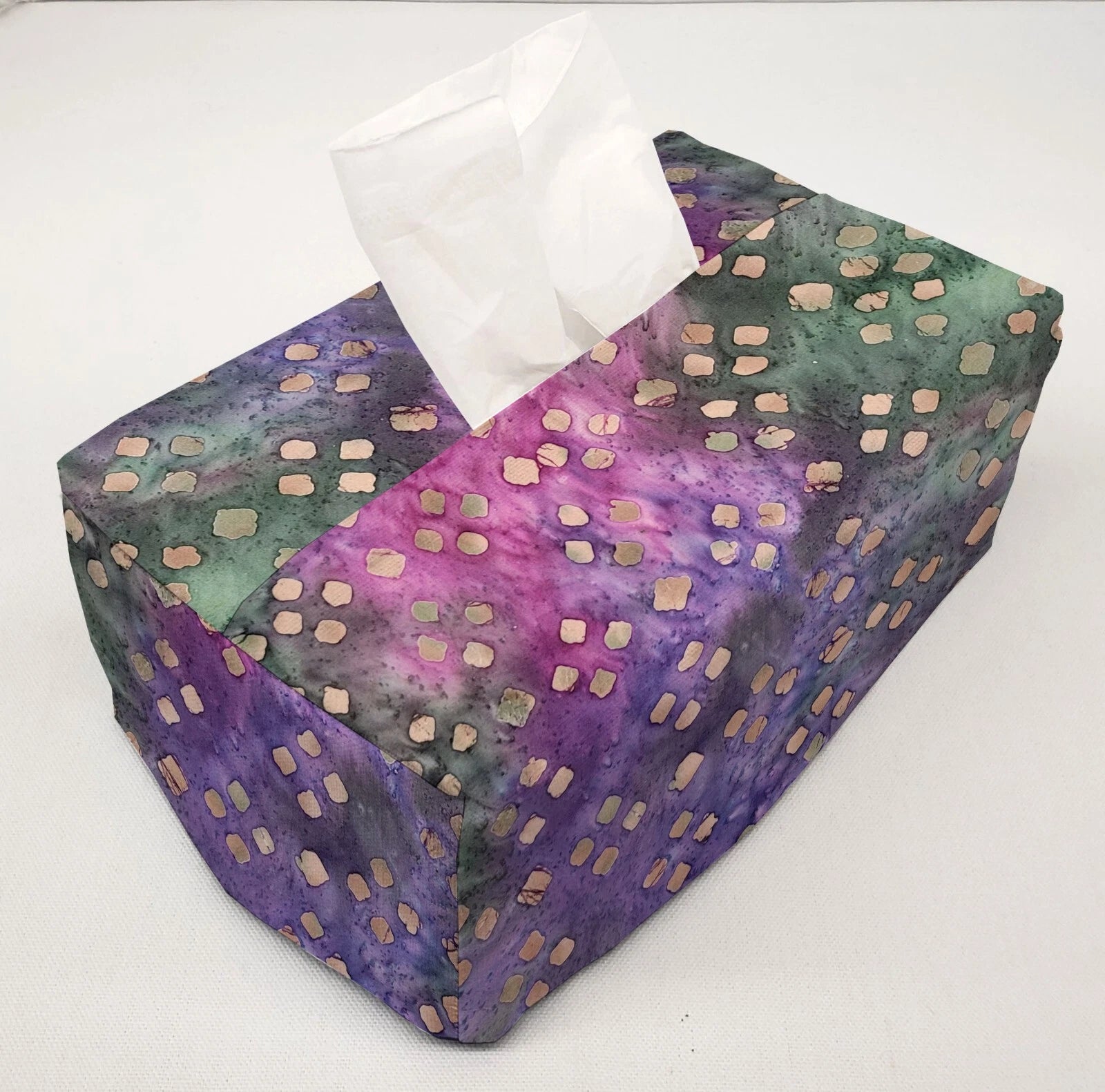 Batik Tie Dye Tissue Box Cover | eBay
