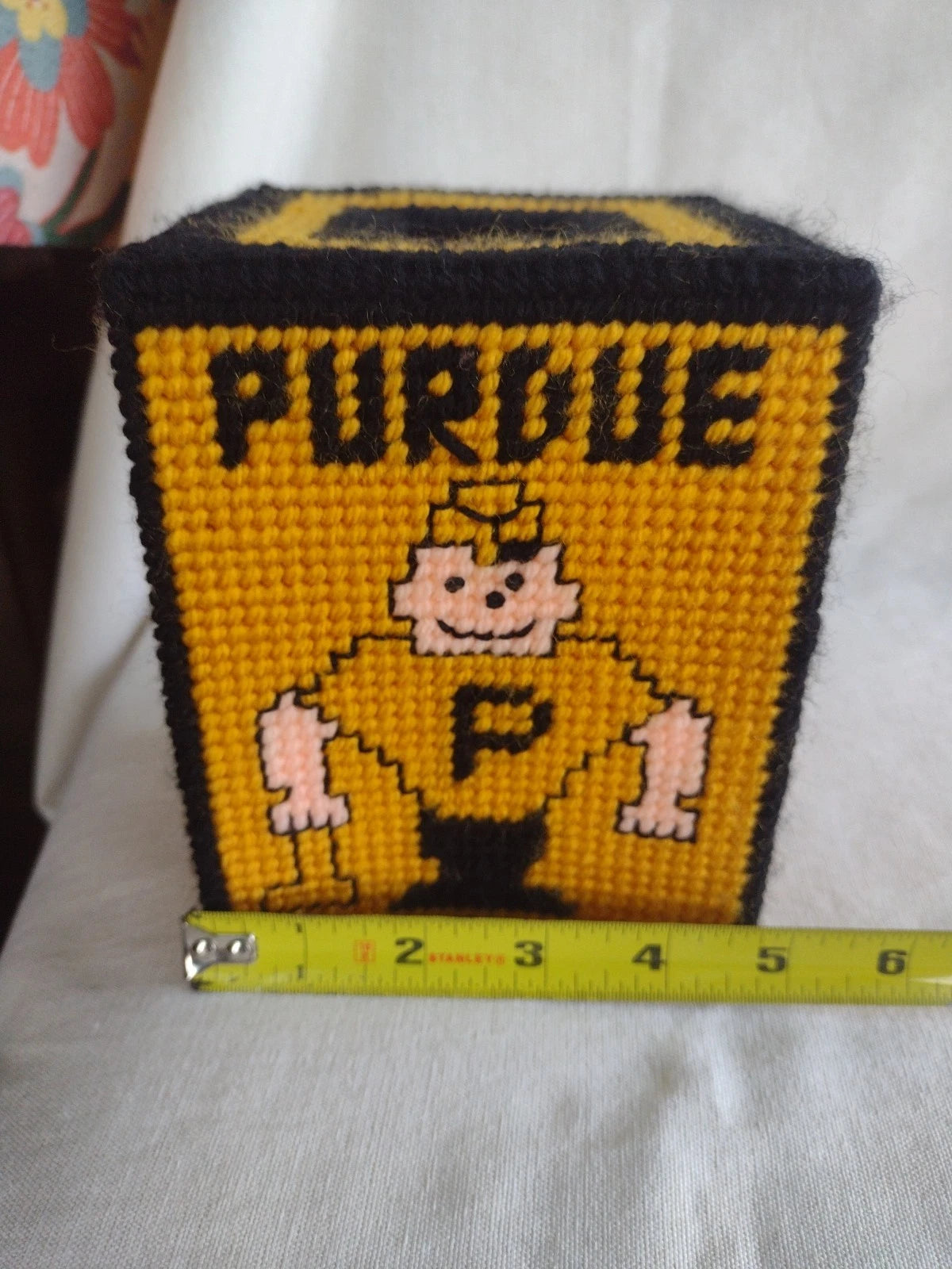 Pair of Vintage Purdue Boilermakers Homemade Tissue Box Covers | eBay