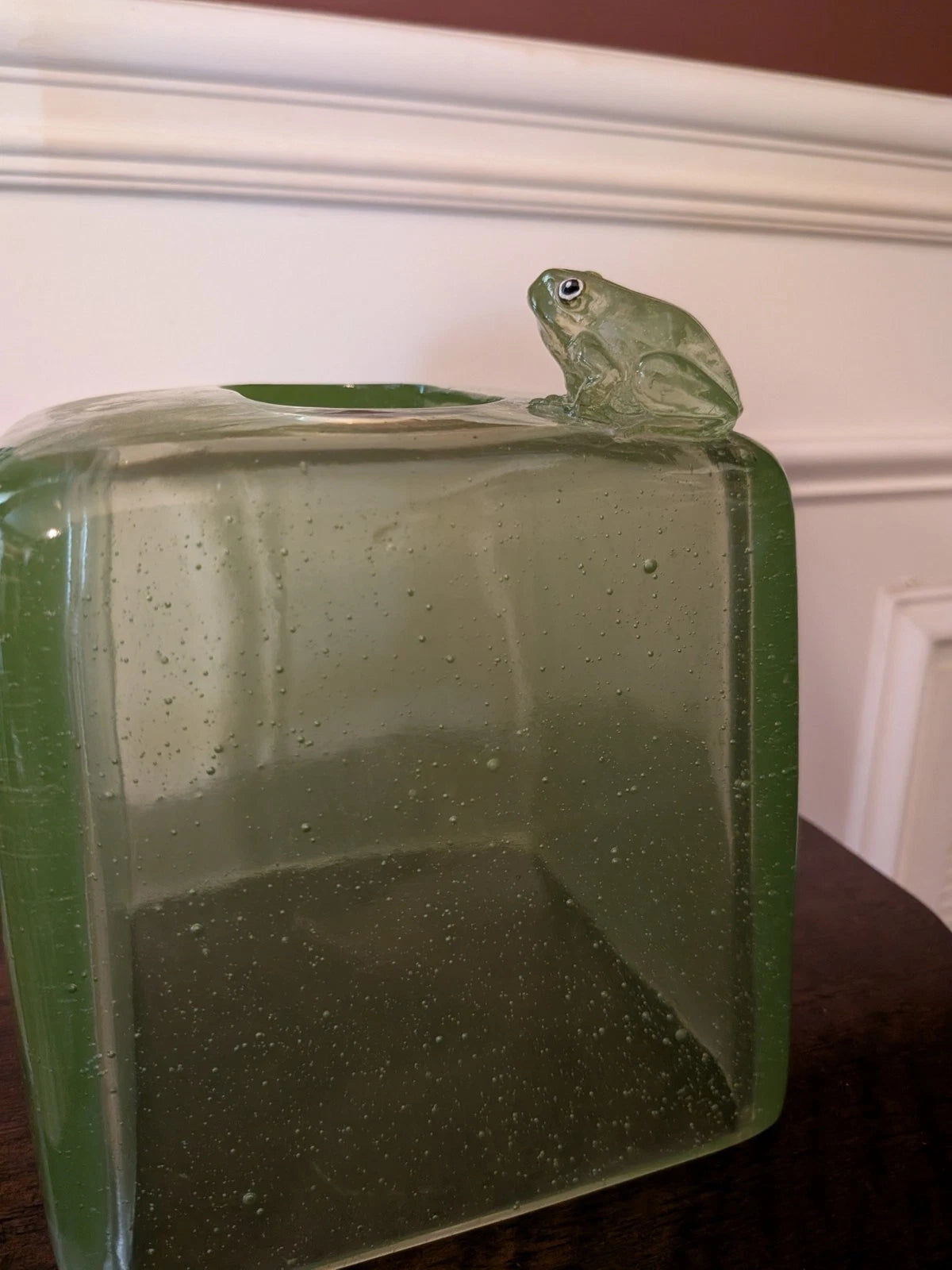 Vintage Lucite Acrylic Green Tree Frog Tissue Box Cover Holder | eBay