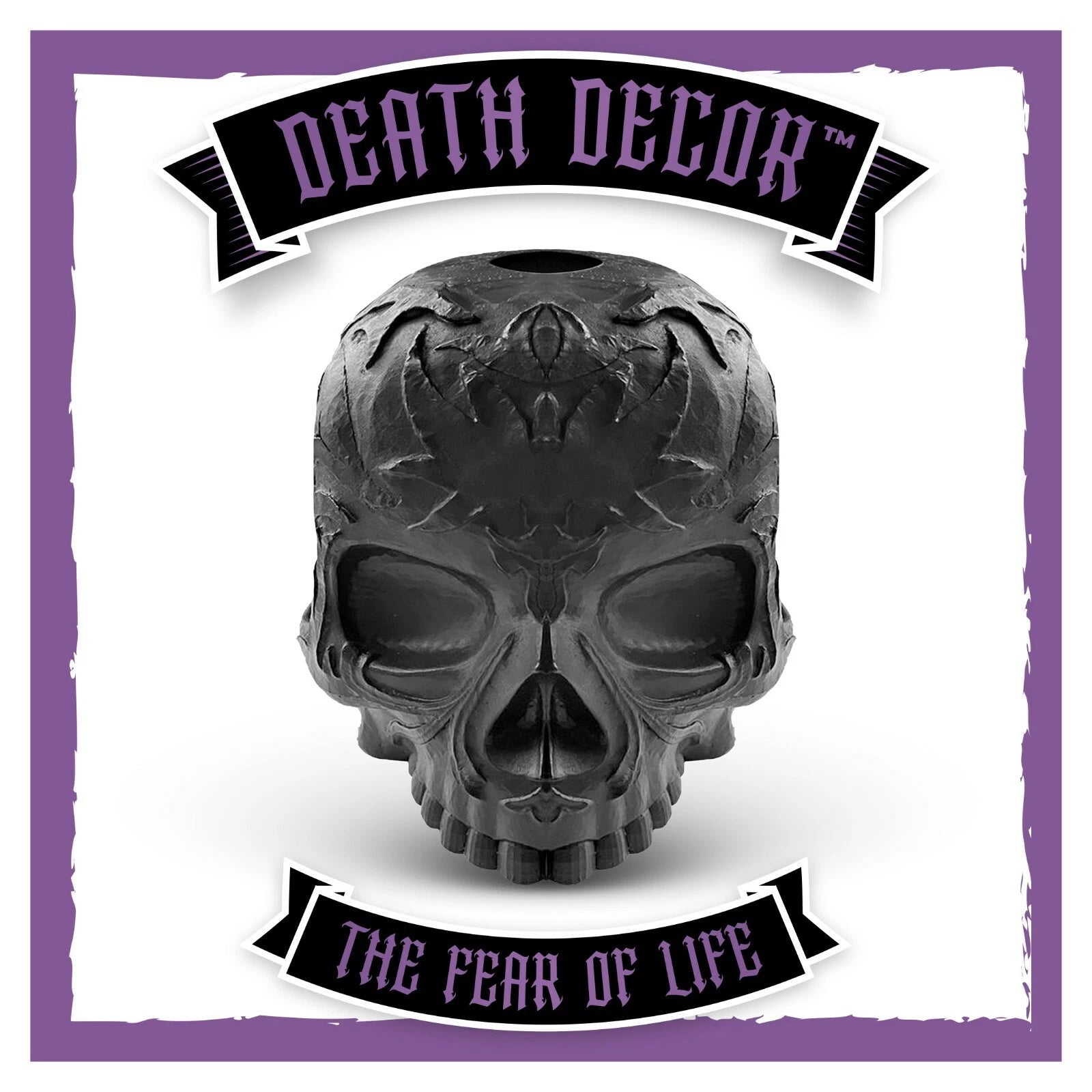 Tissue Box Cover Gothic Skull for Countertop, Modern, Vanity, Dresser, Organizer | eBay