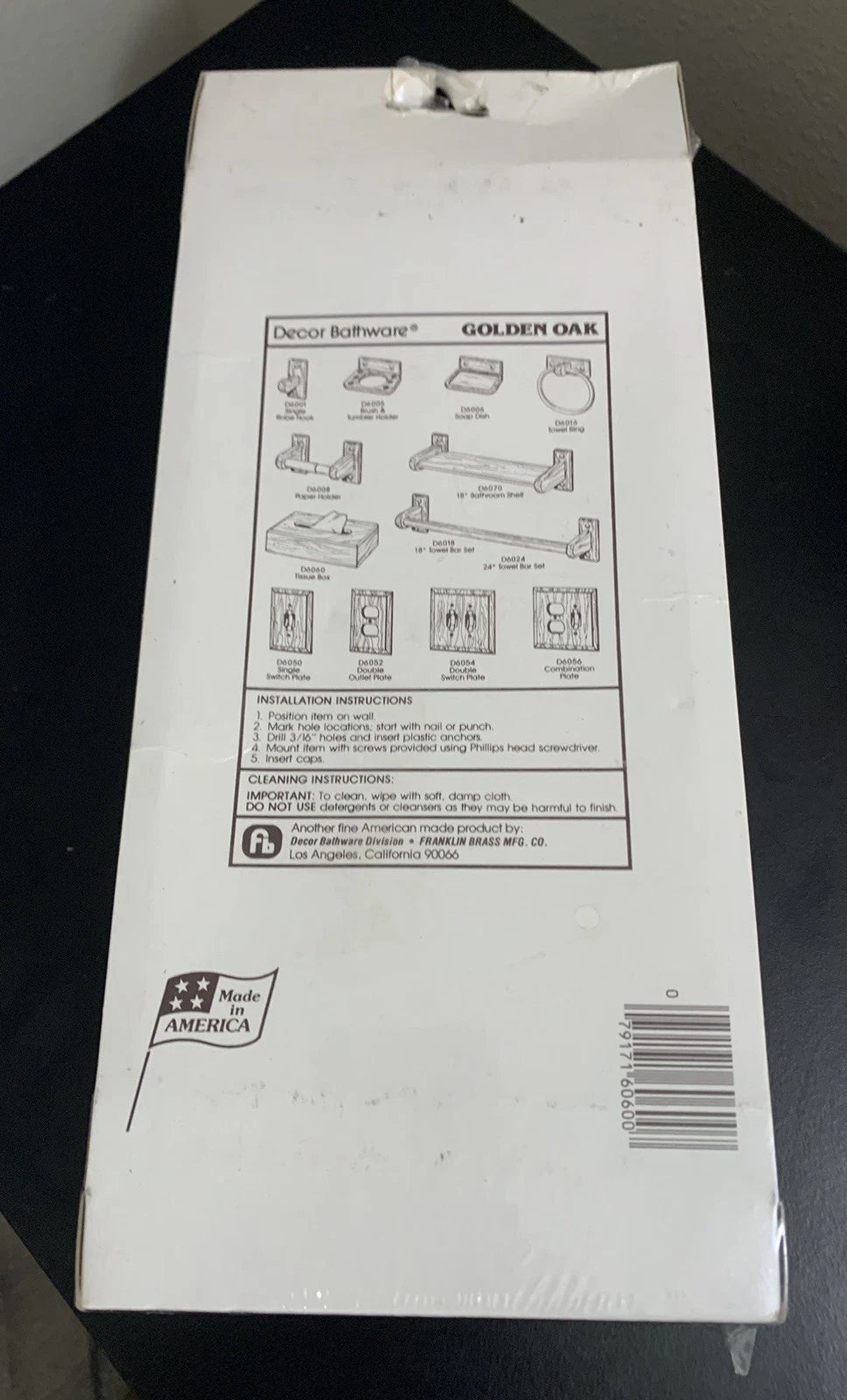 Vintage SOLID OAK WOOD Tissue Kleenex Box HOLDER New Sealed In Pkg FARMHOUSE Hm | eBay