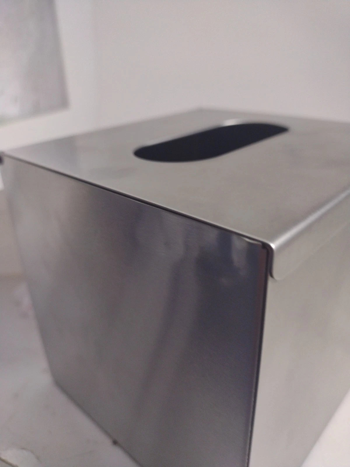Square Stainless Steel Tissue Box Cover Wall Mounted Stylish Paper Facial Cover | eBay