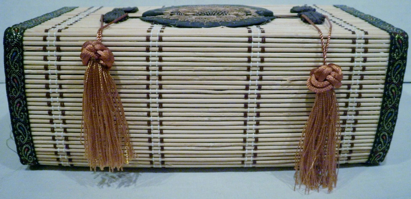 Rectangular Reed Tissue Box Cover | eBay