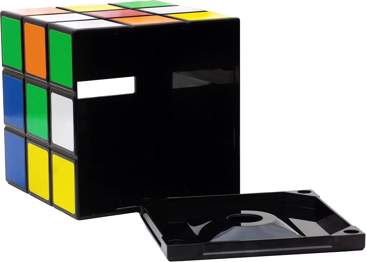 Plastic Rubik's Cube Tissue Box Cover, Square Tissue Box Holder, Multi-Color | eBay