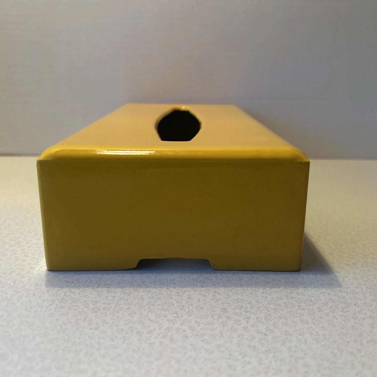 VTG Sunshine Yellow Tissue Box Cover Sunshine Yellow 10.5”x 2.5”x 5” Japan | eBay