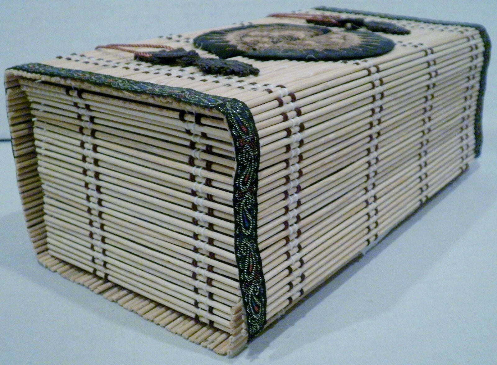 Rectangular Reed Tissue Box Cover | eBay