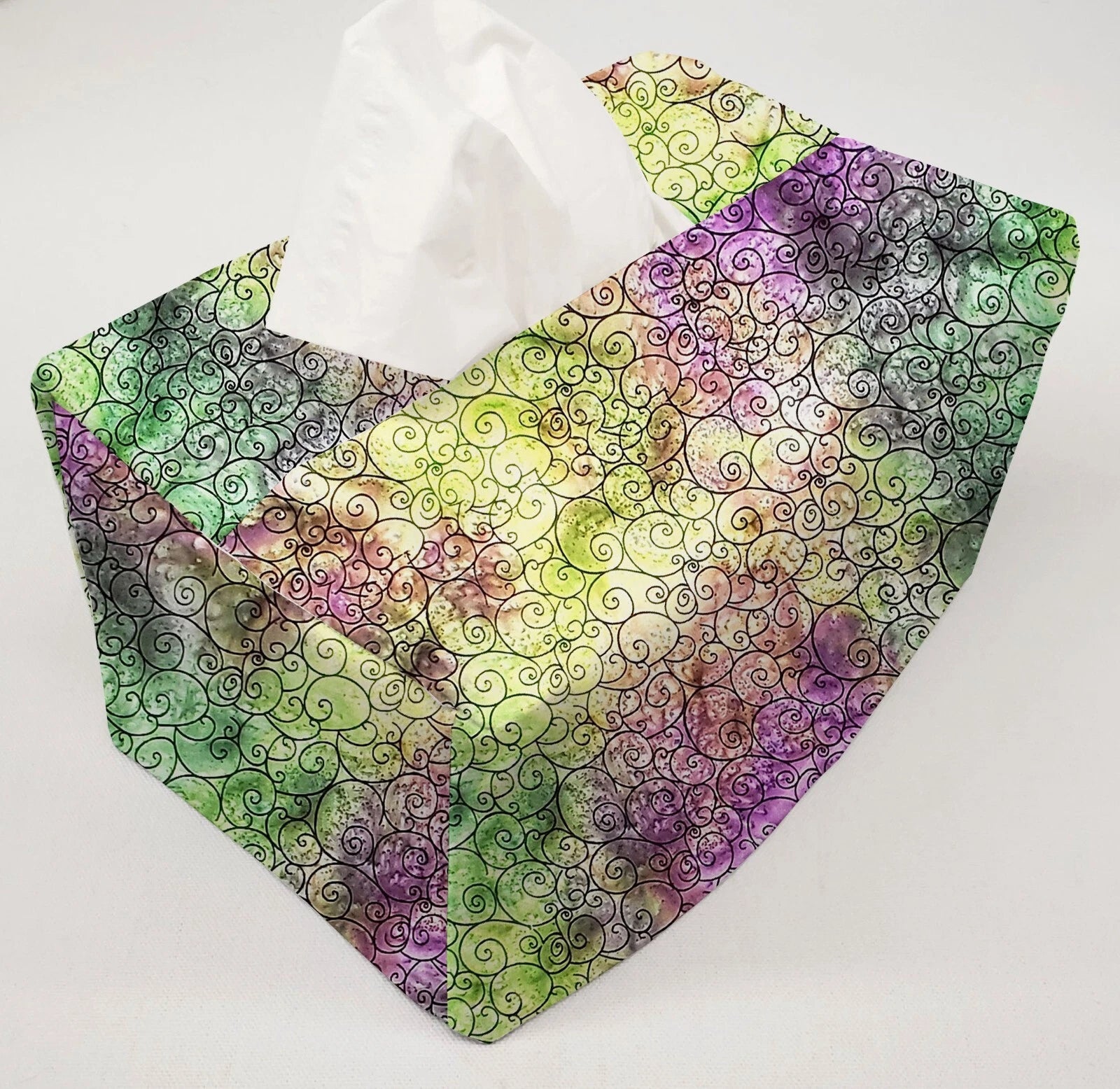Batik Tie Dye Tissue Box Cover | eBay