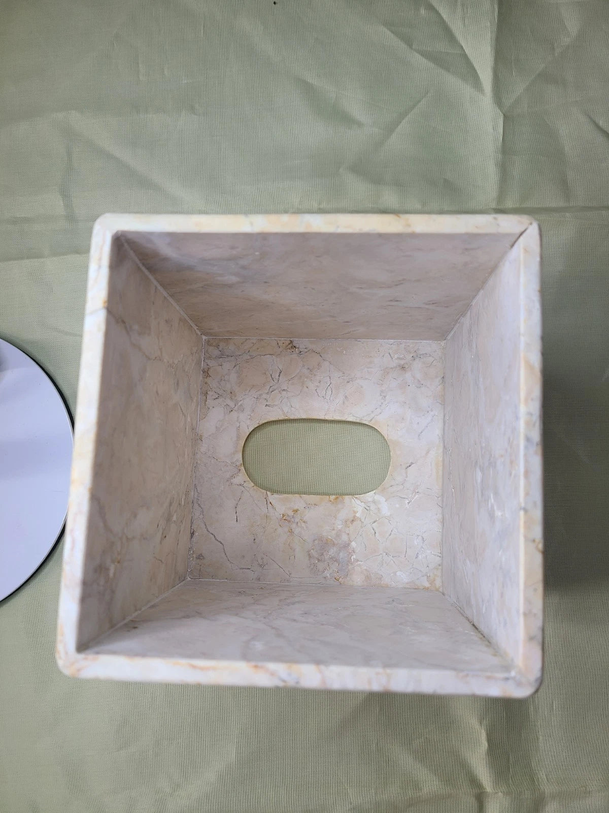 Square Natural Stone Marble/travertine Tissue Box Holder/cover | eBay