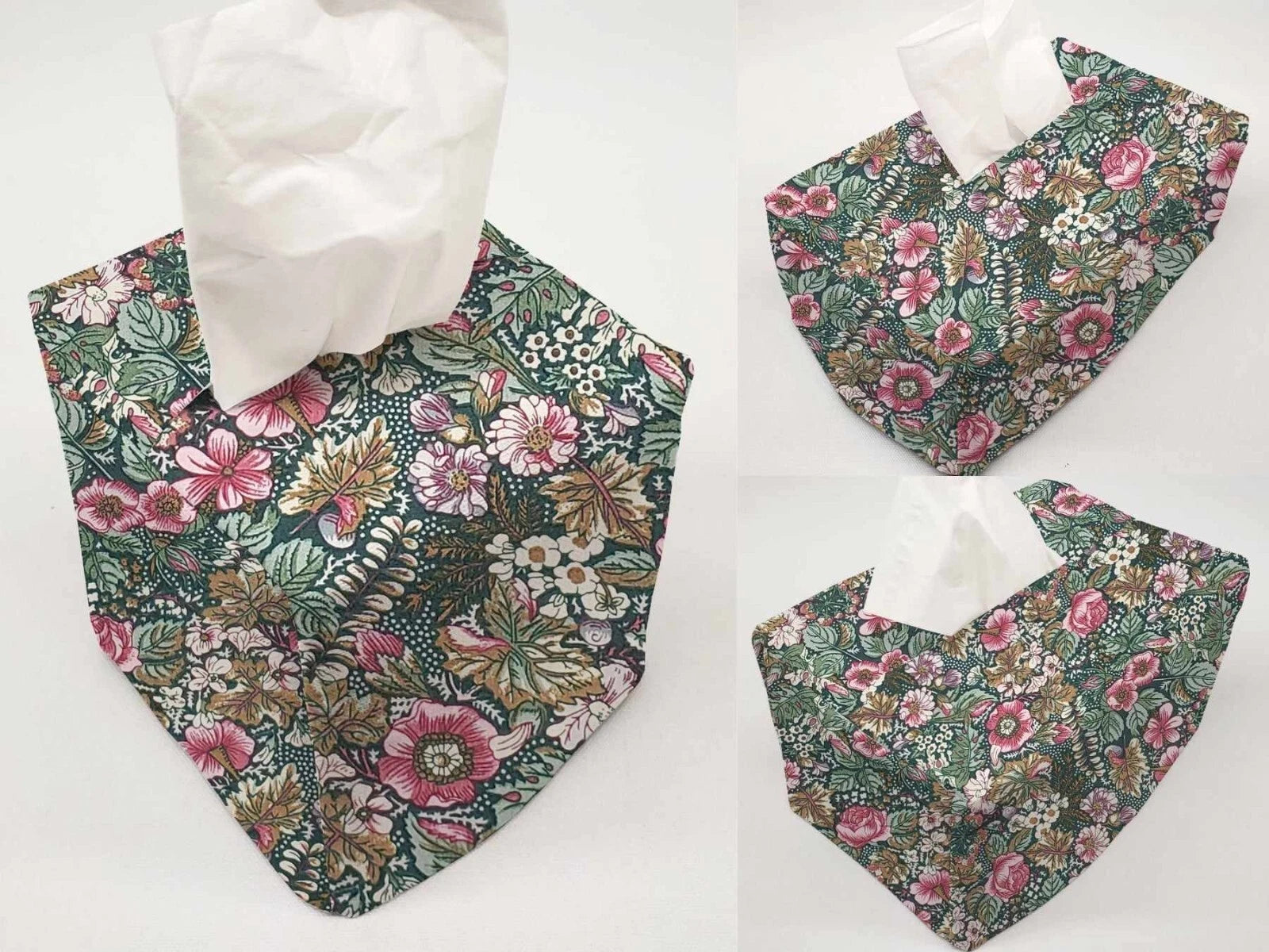 Rose Garden Tissue Box Cover (3 Colors Available) | eBay