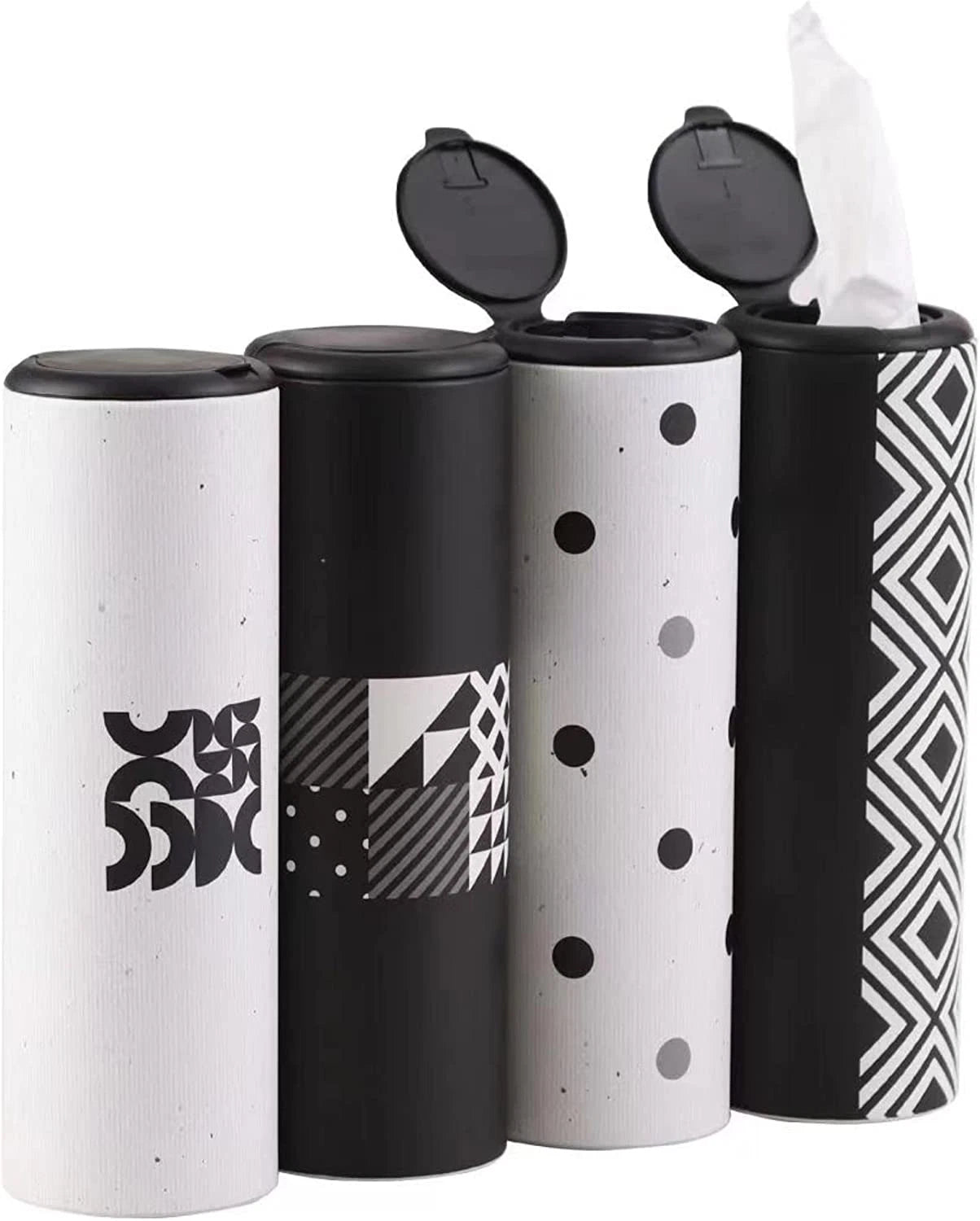 Car Tissue Holder with Facial Tissues Bulk - 4 PK Car Tissues Cylinder | eBay