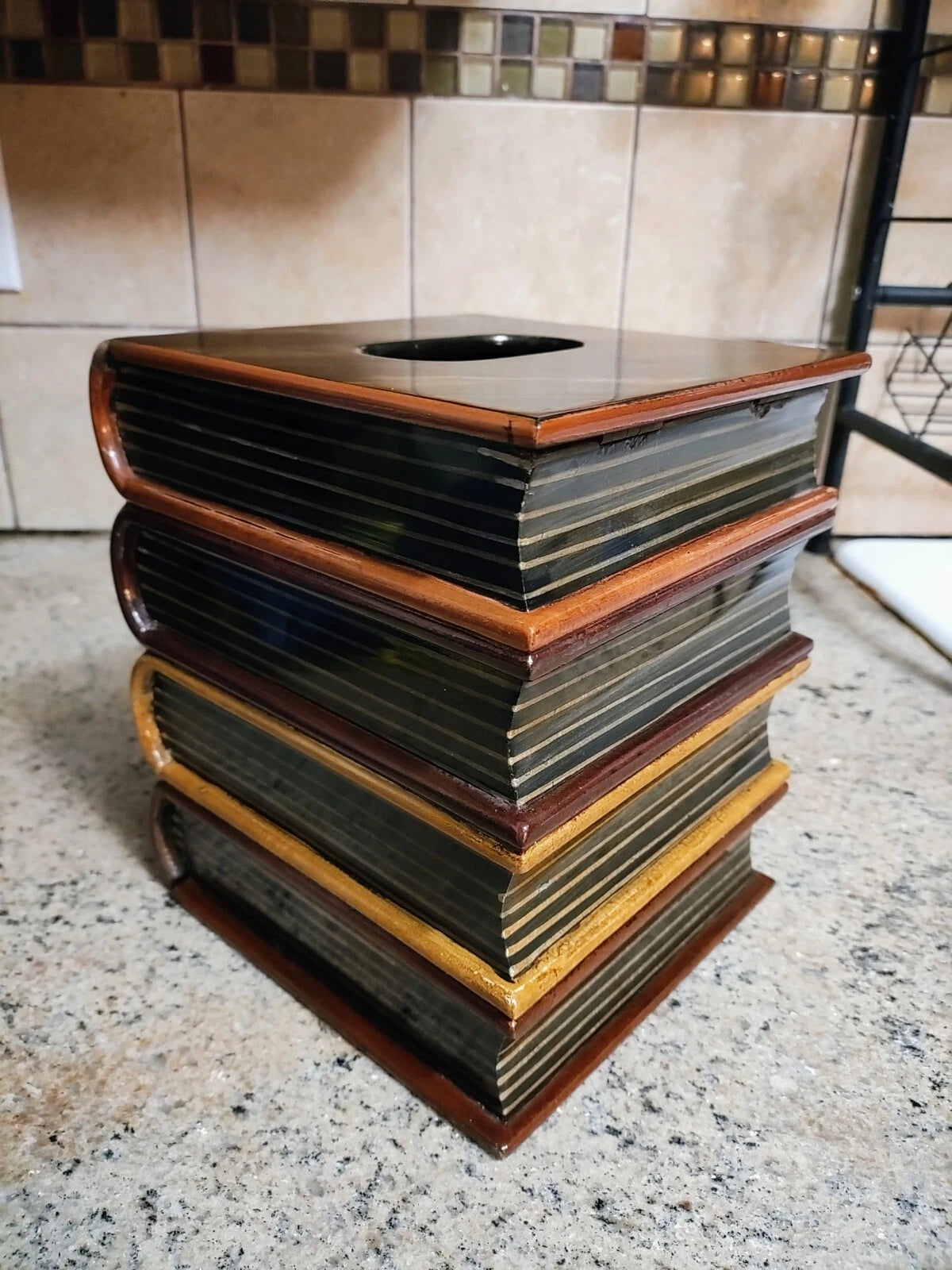 Book Tissue Dispenser, Office, Living Room, Bedroom, Bathroom | eBay