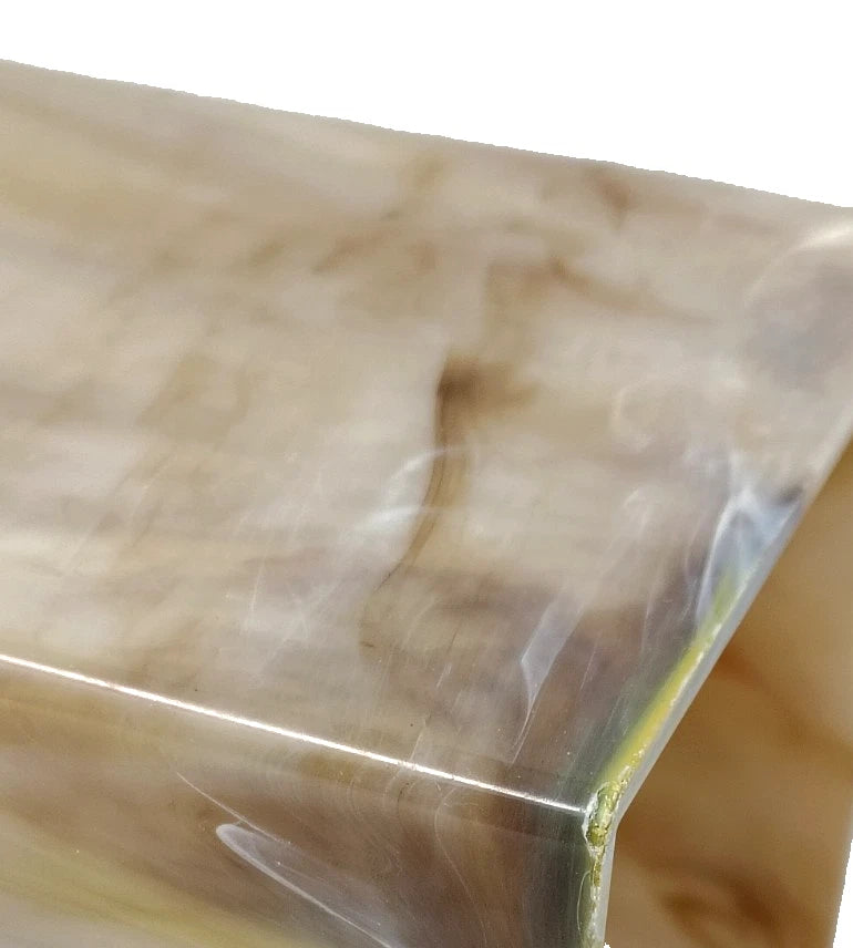 Vintage Faux Marble Tissue Box Cover Holder Square Acrylic Plastic Neutral Tan | eBay