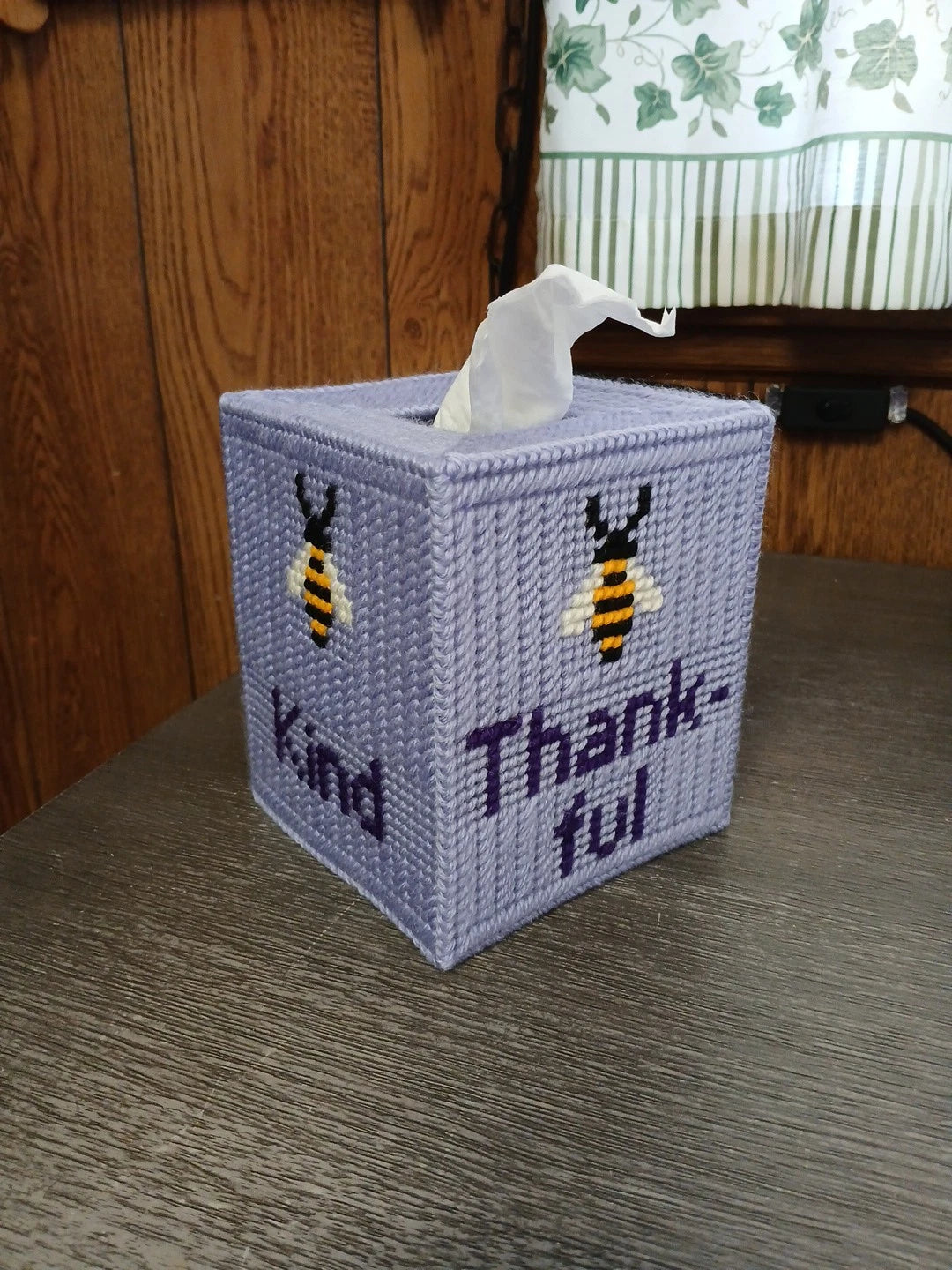 The B's Tissue Box Cover, Plastic Canvas | eBay