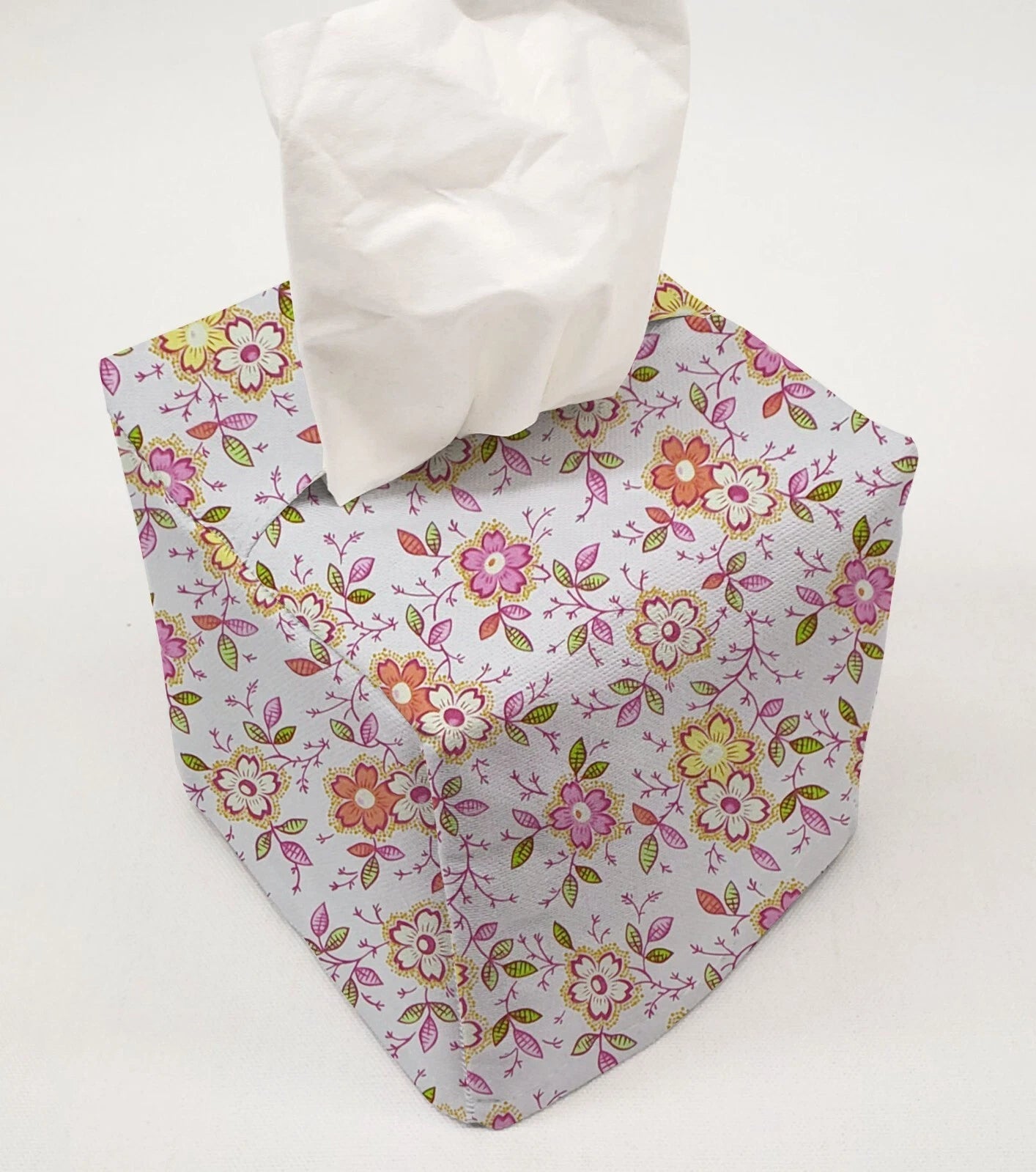 Spring Flowers Tissue Box Cover (4 Colors Available) | eBay