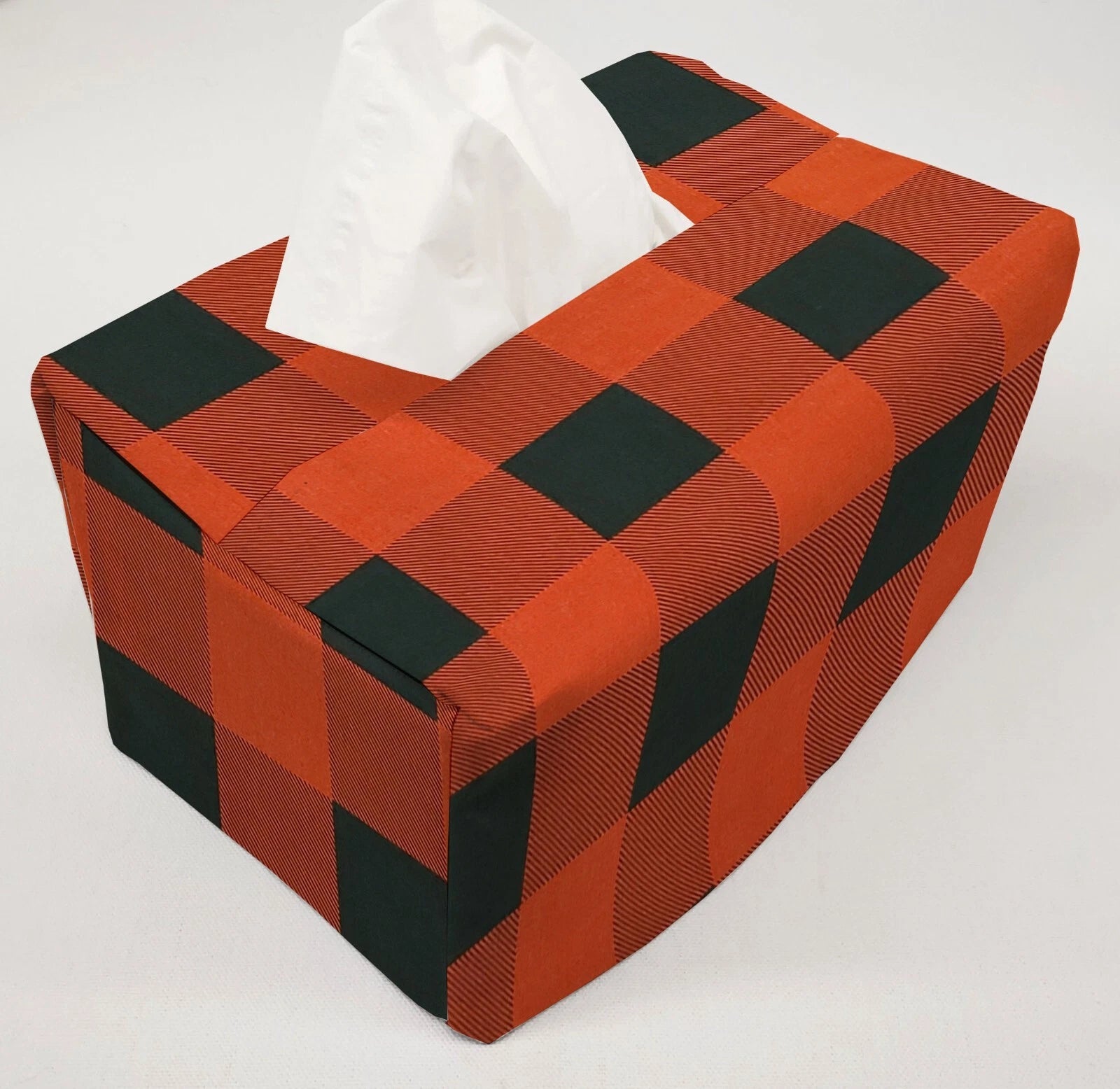 Buffalo Check Plaid Tissue Box Cover (6 Colors Available) | eBay