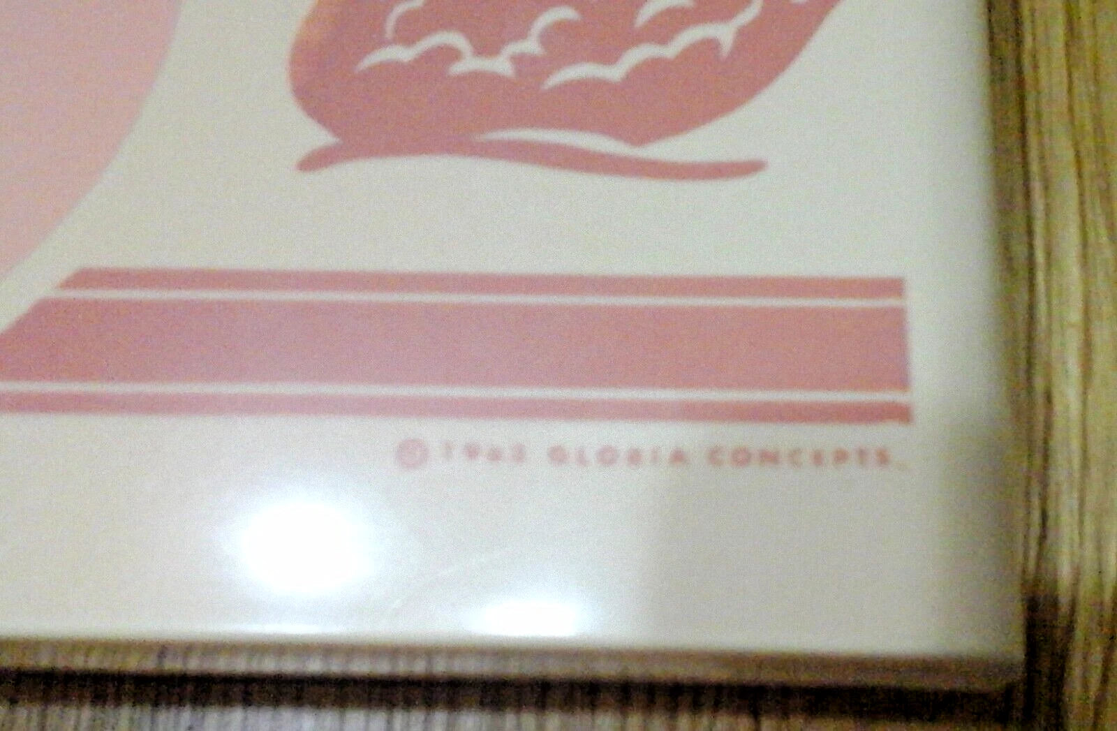 Vintage Tissue Holder- Peach/Pink Swans-Gloria Concepts 1983 - Gloria Vanderbilt | eBay