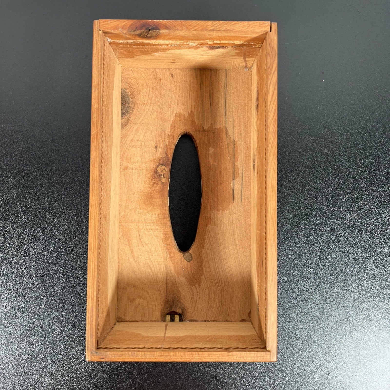 EBONY AND LEMON WOOD LATTICE TISSUE BOX COVER | eBay