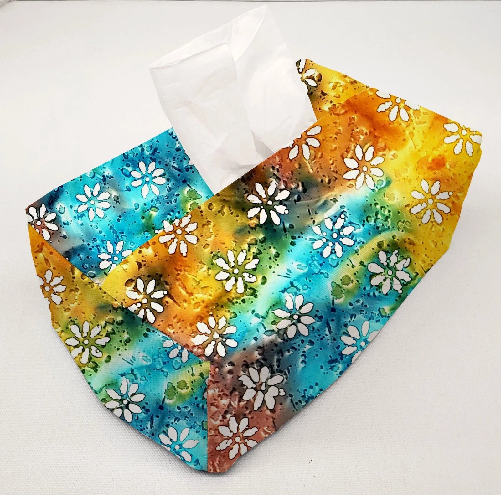 Batik Tie Dye Tissue Box Cover | eBay