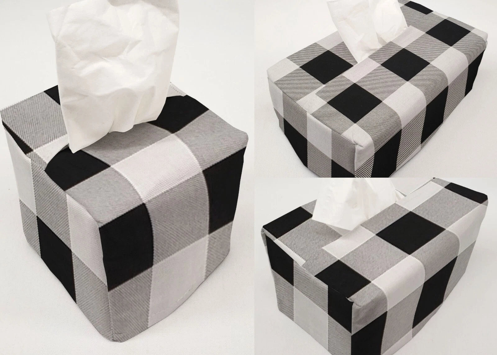 Buffalo Check Plaid Tissue Box Cover (6 Colors Available) | eBay