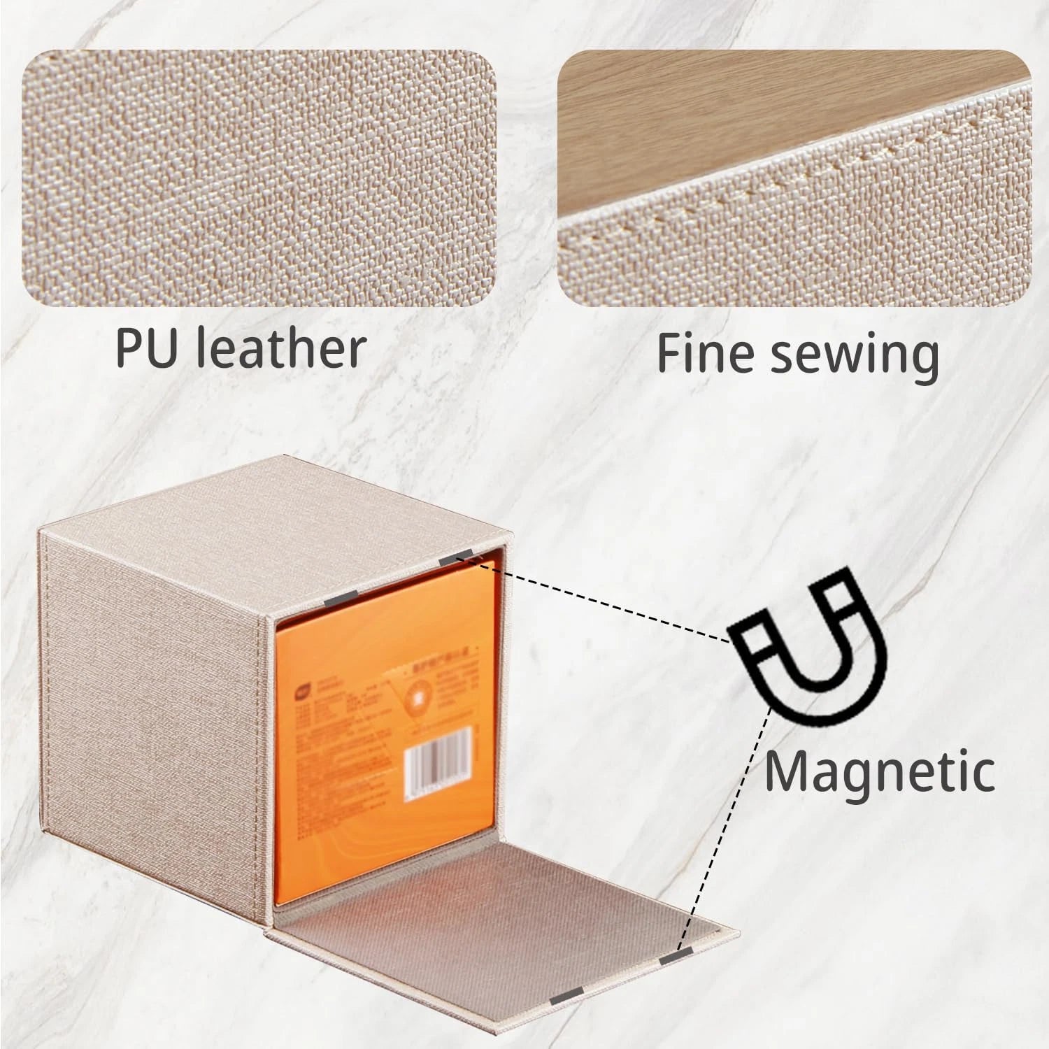 Leather Square Tissue Box Cover,Cut Tissues Cube Box Holder,Modern Facial Paper | eBay