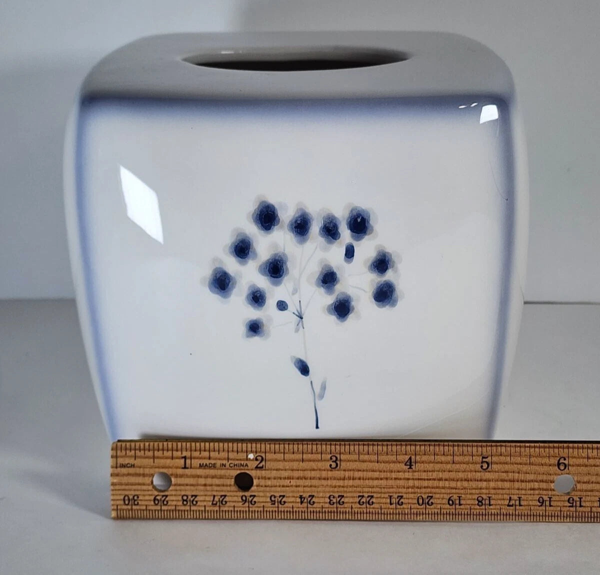 Ceramic Square Tissue Box Cover Holder Facial Accessories Bath room Kleenex Box | eBay