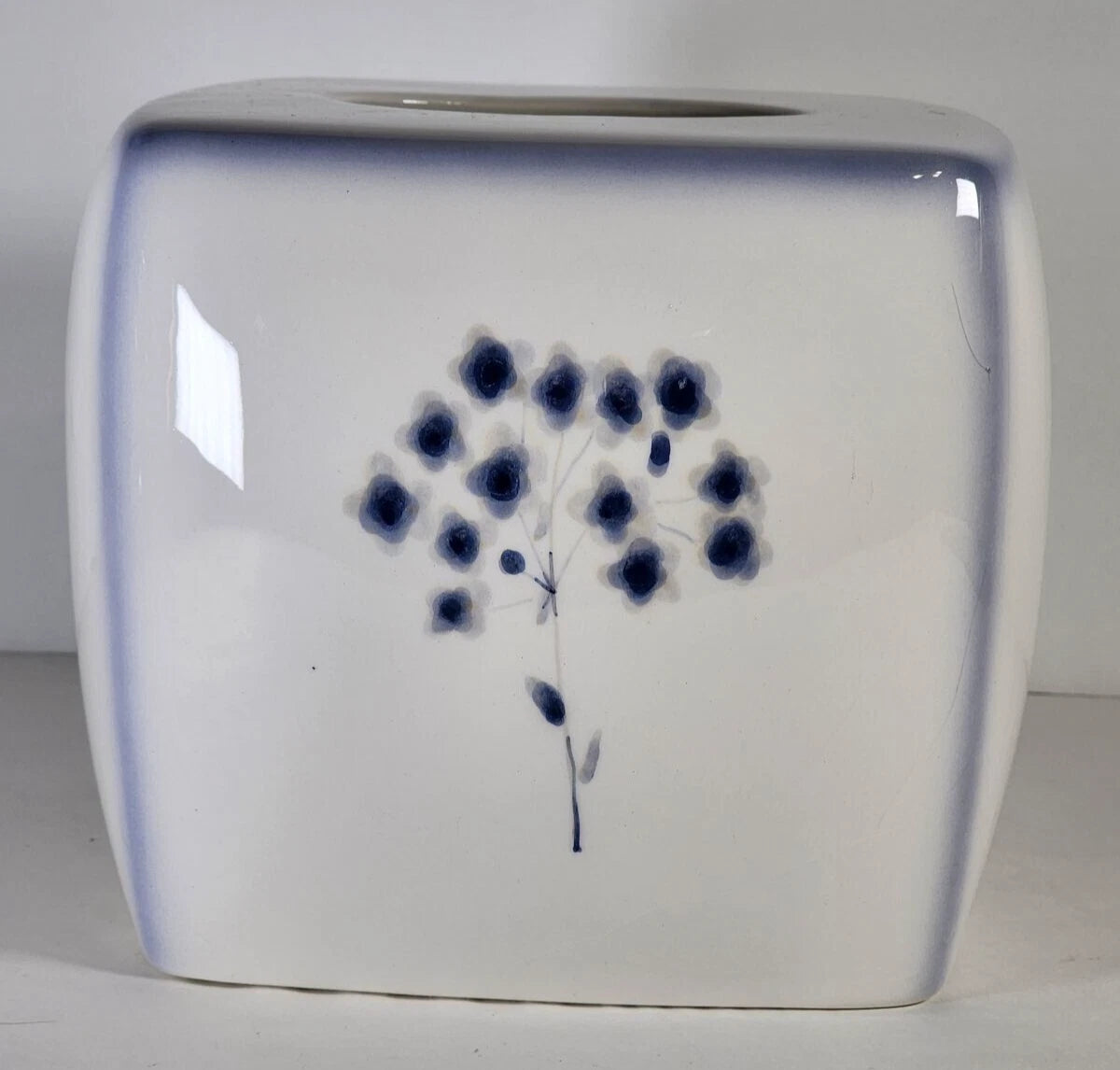 Ceramic Square Tissue Box Cover Holder Facial Accessories Bath room Kleenex Box | eBay