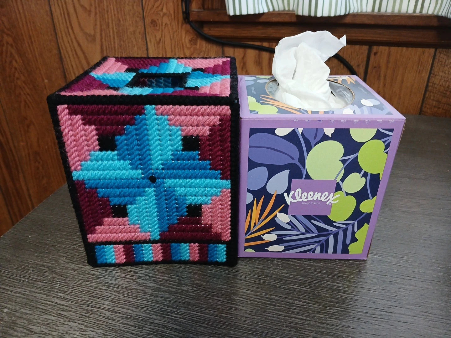 County Square Tissue Box Cover, Plastic Canvas | eBay