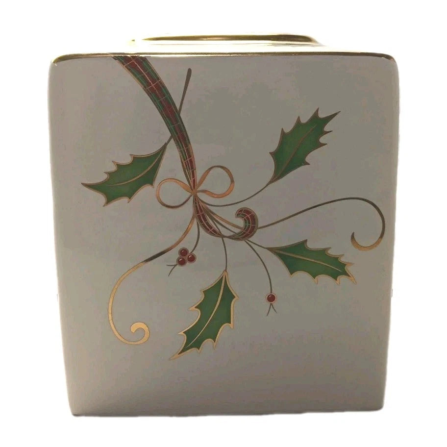 Beautiful Lenox Holiday Nouveau Porcelain Tissue Box Cover Christmas Collection | eBay