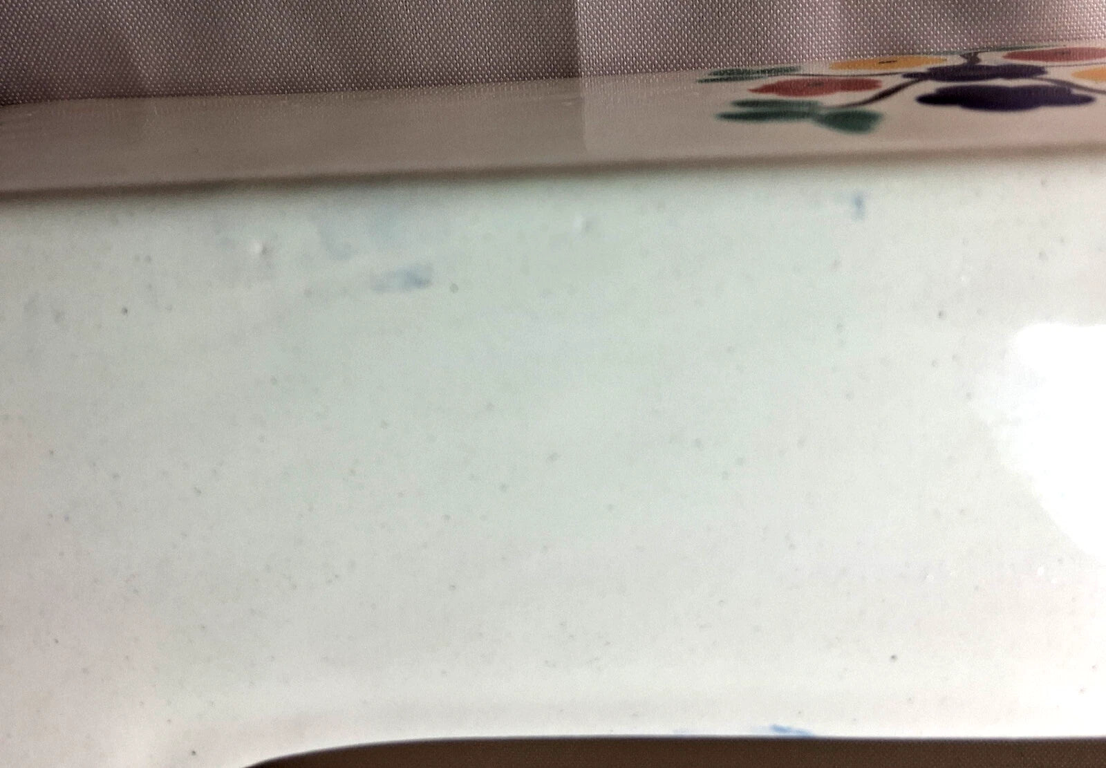 Mexican Folk Art Tissue Box Cover Hand Painted Ceramic White | eBay