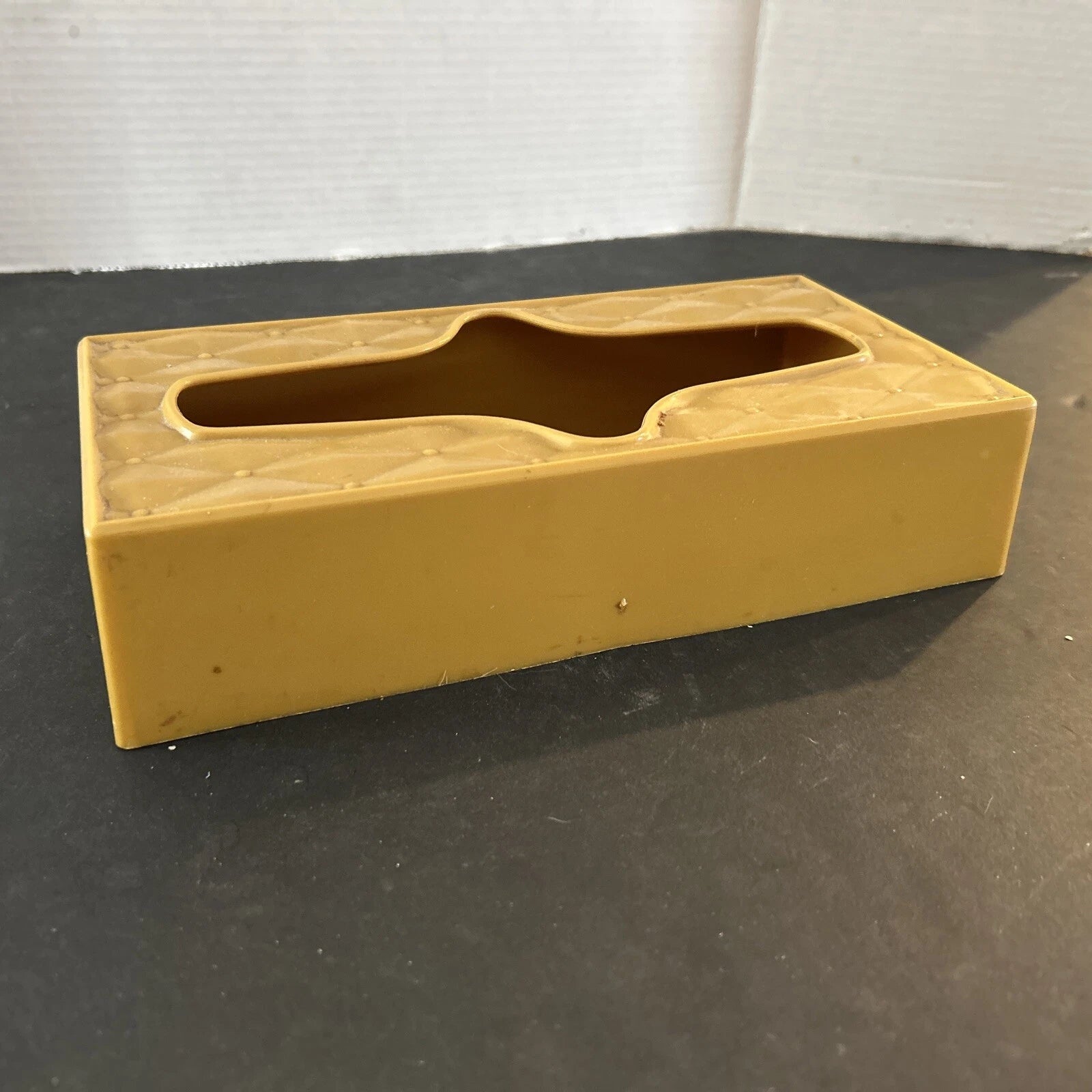 Vintage Gold Plastic Tissue Box Cover 1970s Retro | eBay