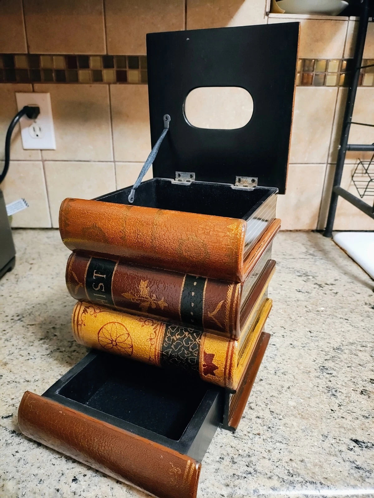 Book Tissue Dispenser, Office, Living Room, Bedroom, Bathroom | eBay