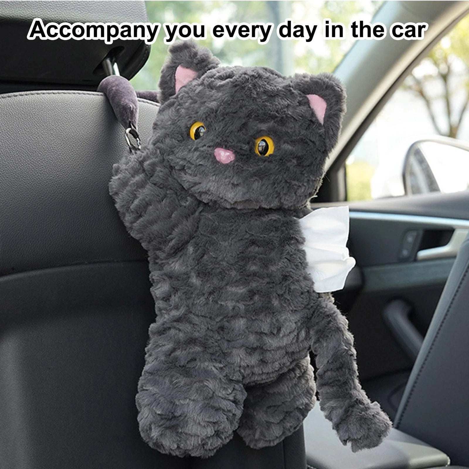 Cartoon Cat Bedroom Room Home Car Tissue Box Cover Holder Napkin Holder | eBay