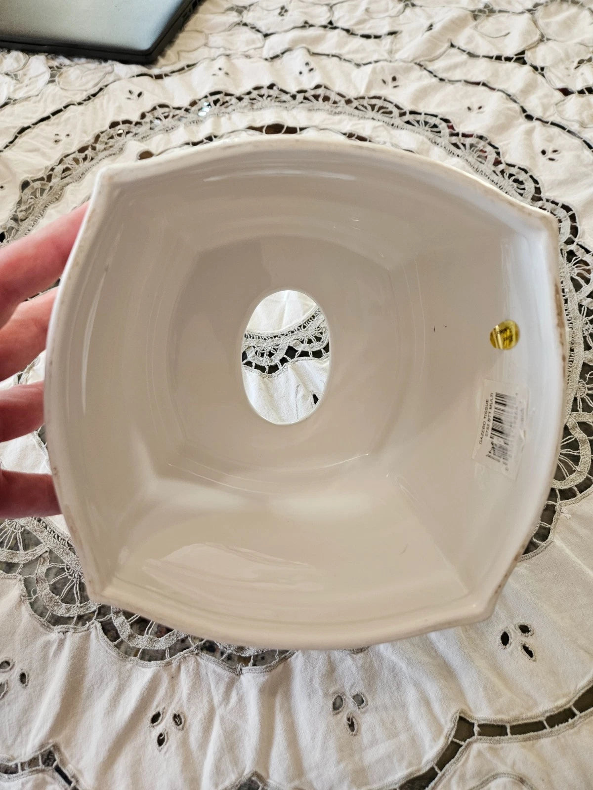 Croscill BOTANICAL GAZEBO Ceramic Square Tissue Box Cover Holder | eBay