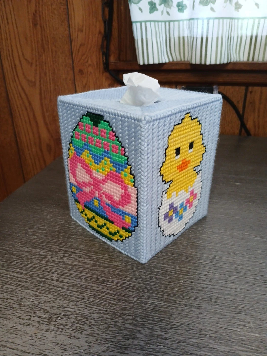 Happy Easter Tissue Box Cover, Plastic Canvas | eBay
